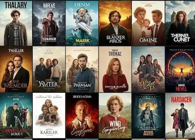 Biblioteca de filmes e séries VOD no IPTV